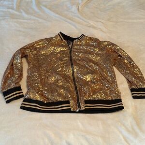 Torrid Gold Sequin Jacket